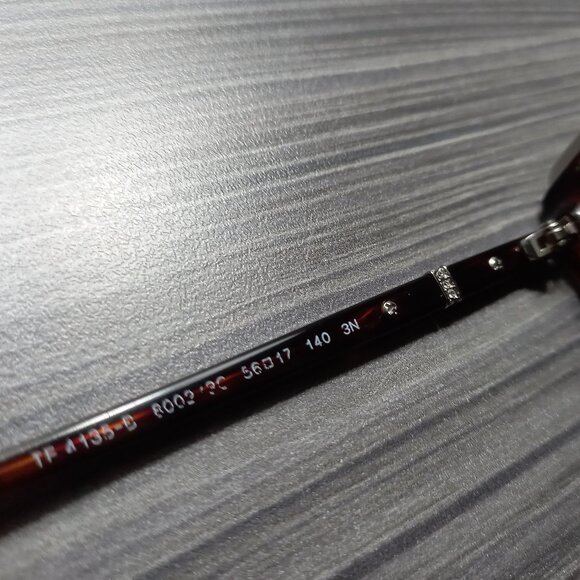 Tiffany & Co. Tortoise Shell Sunglasses with Silver Accents - Picture 11 of 12